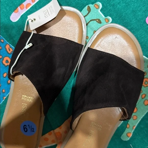 NWT SIMONA ROSSI GENUINE LEATHER SANDALS 6.5 - Picture 4 of 6